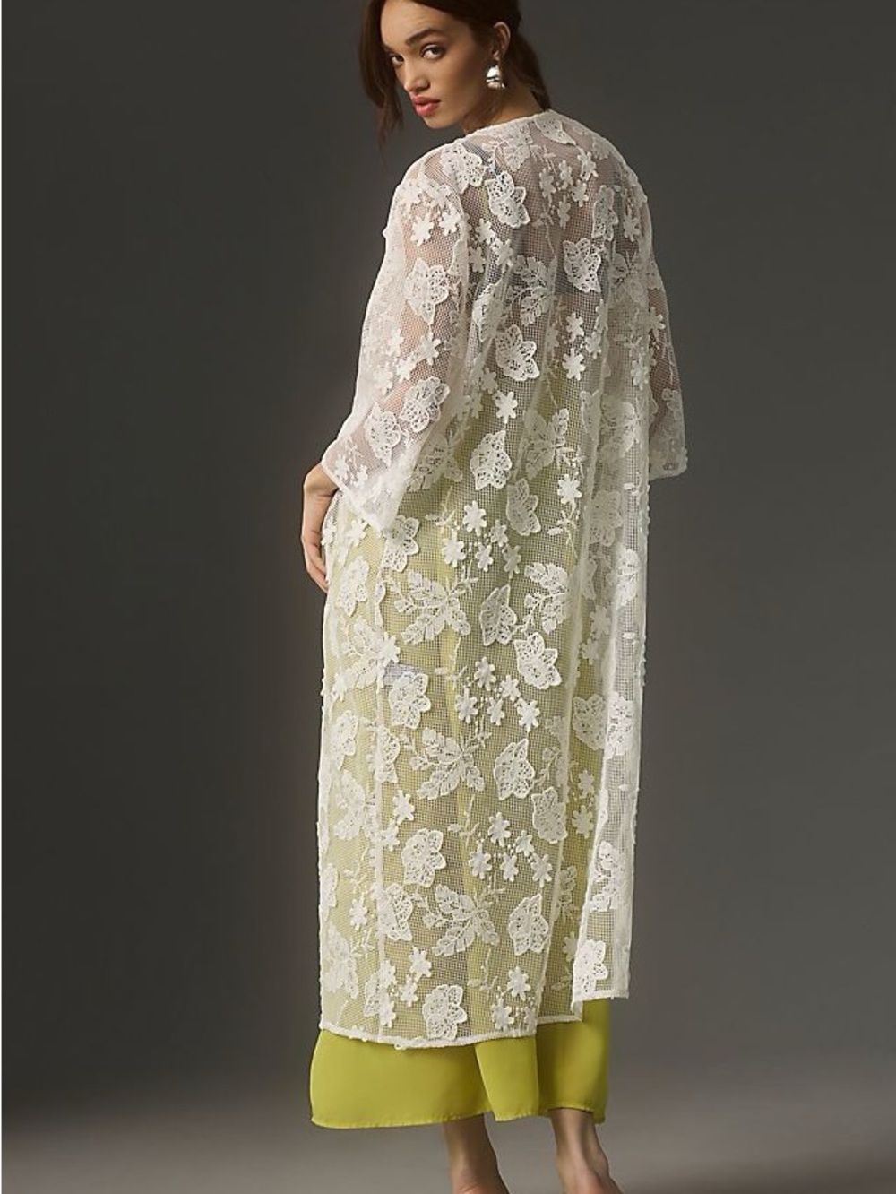 Anthropologie Maeve 3D Duster